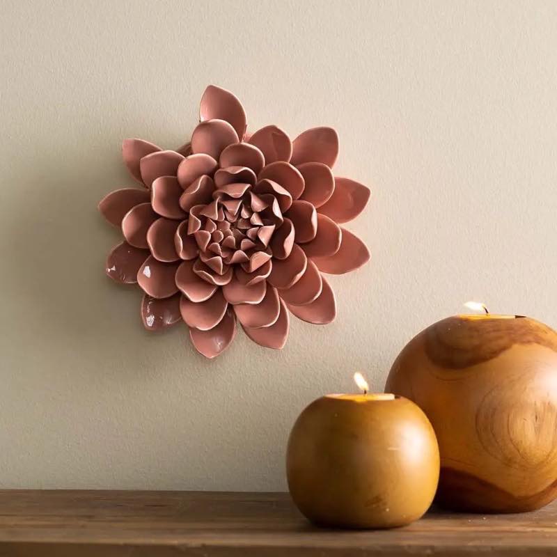 Ceramic Wall Flowers, 8